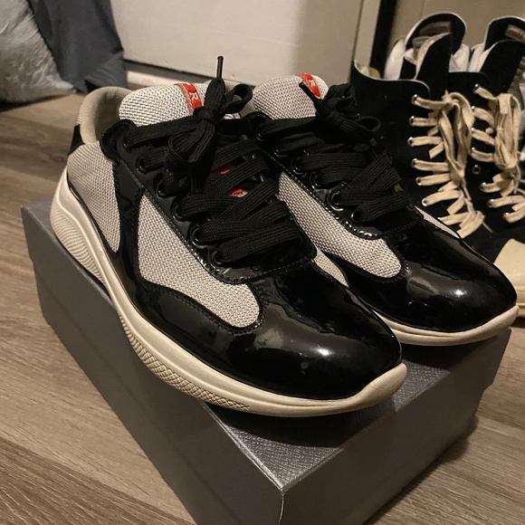 靴 03aw archive Prada America's Cup sneaker GARMENTS Prada americas cup sneakers - Le Petit Archive